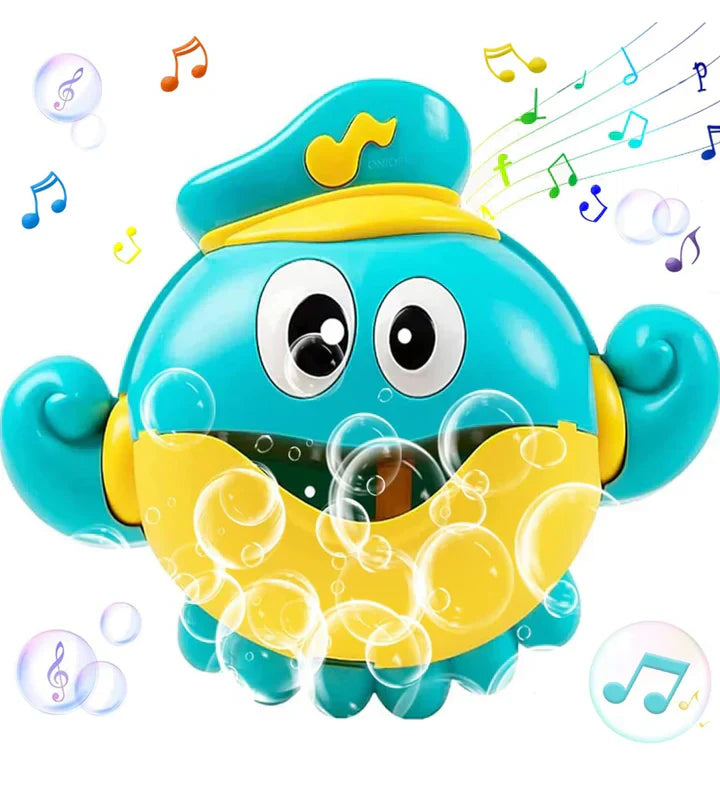 Baby Bath Bubble Maker With Suction Creates Gentle Soothing Foam 14980427514182-1