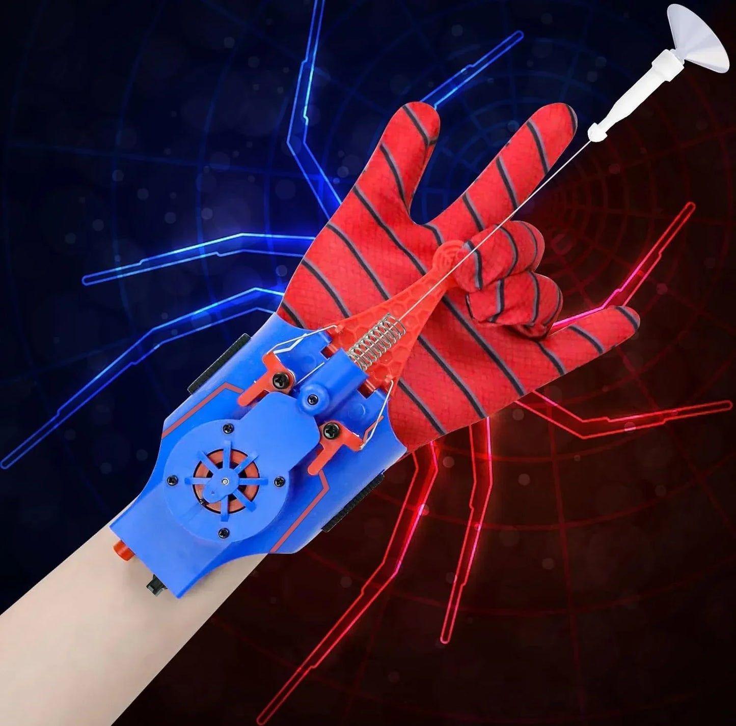 Spider Web Launcher Toy With Suction Cups For Kids 14924726632774-1