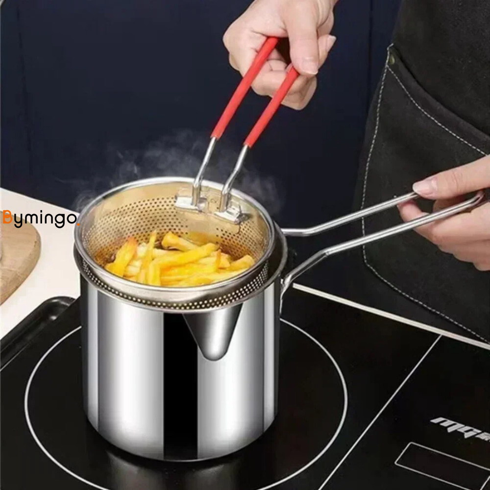 Stainless Steel Multifunctional Fryer Compact Design For Cooking Convenience 14924728074566-1