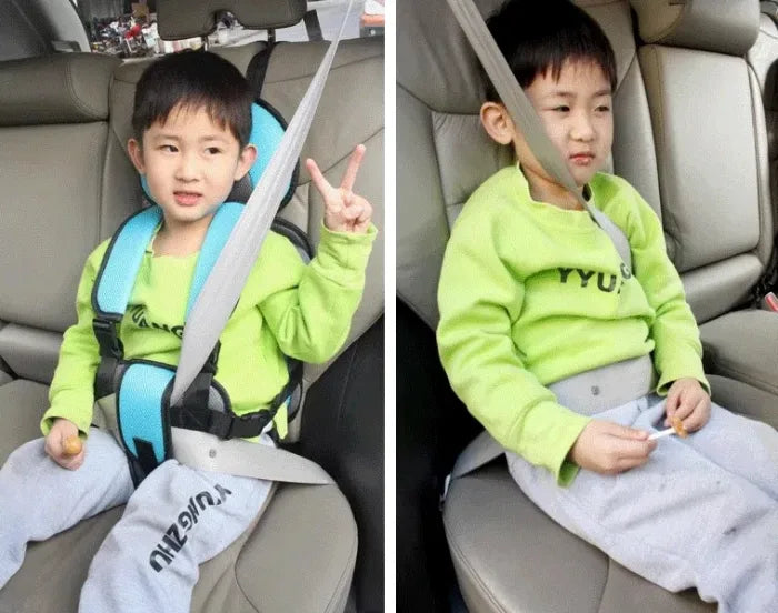 Safe Portable Baby Car Seat with Belt Vest - 6 Months To 12 Years Old