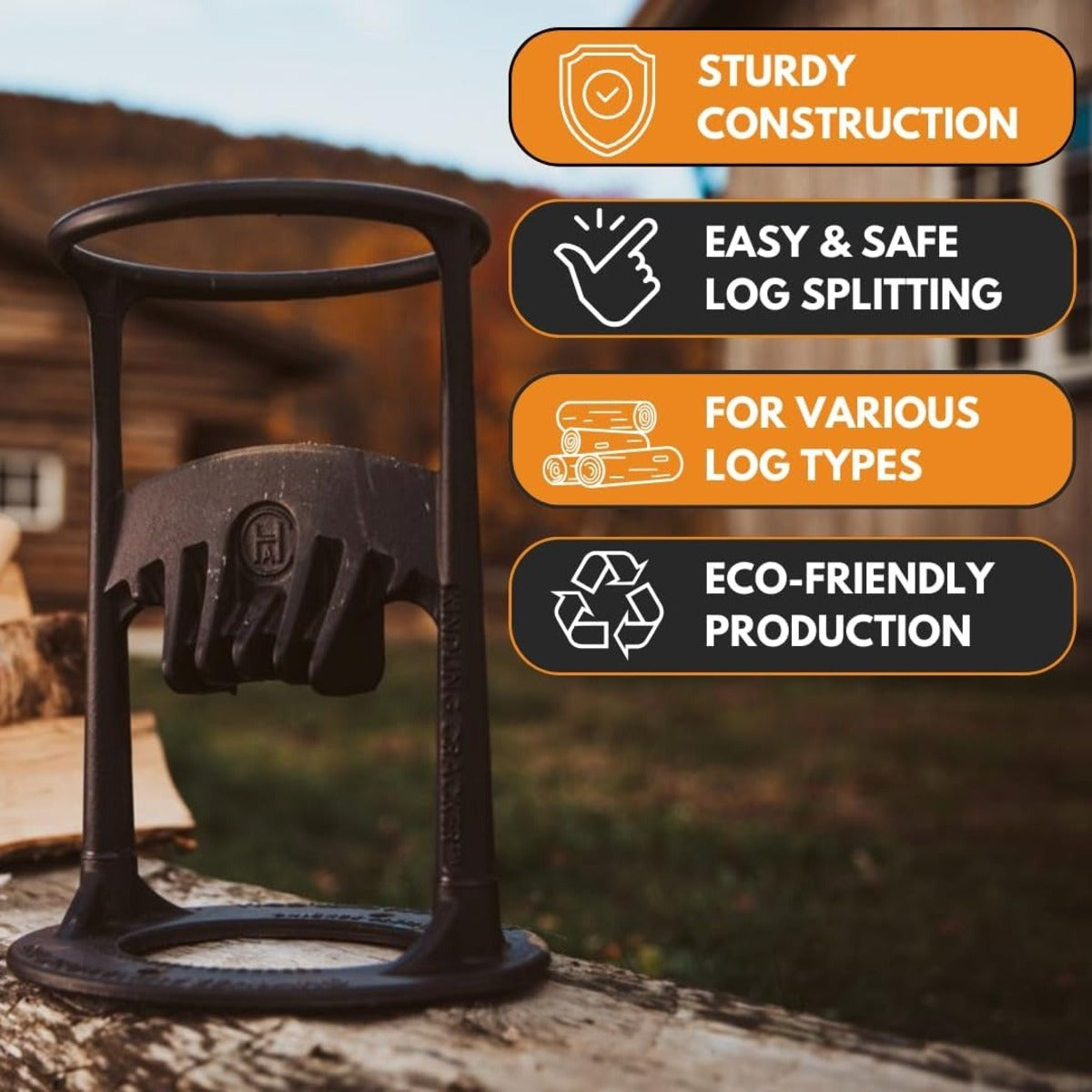 WoodSplitter – Safe & Fast Firewood Splitter for Cozy Winter Nights
