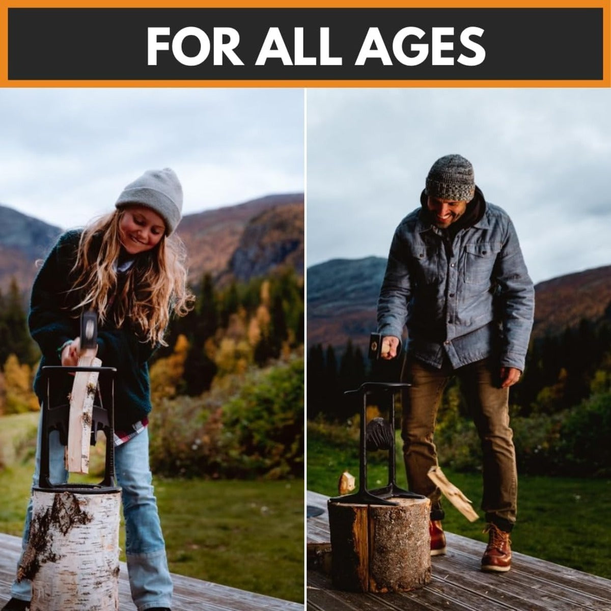 WoodSplitter – Safe & Fast Firewood Splitter for Cozy Winter Nights