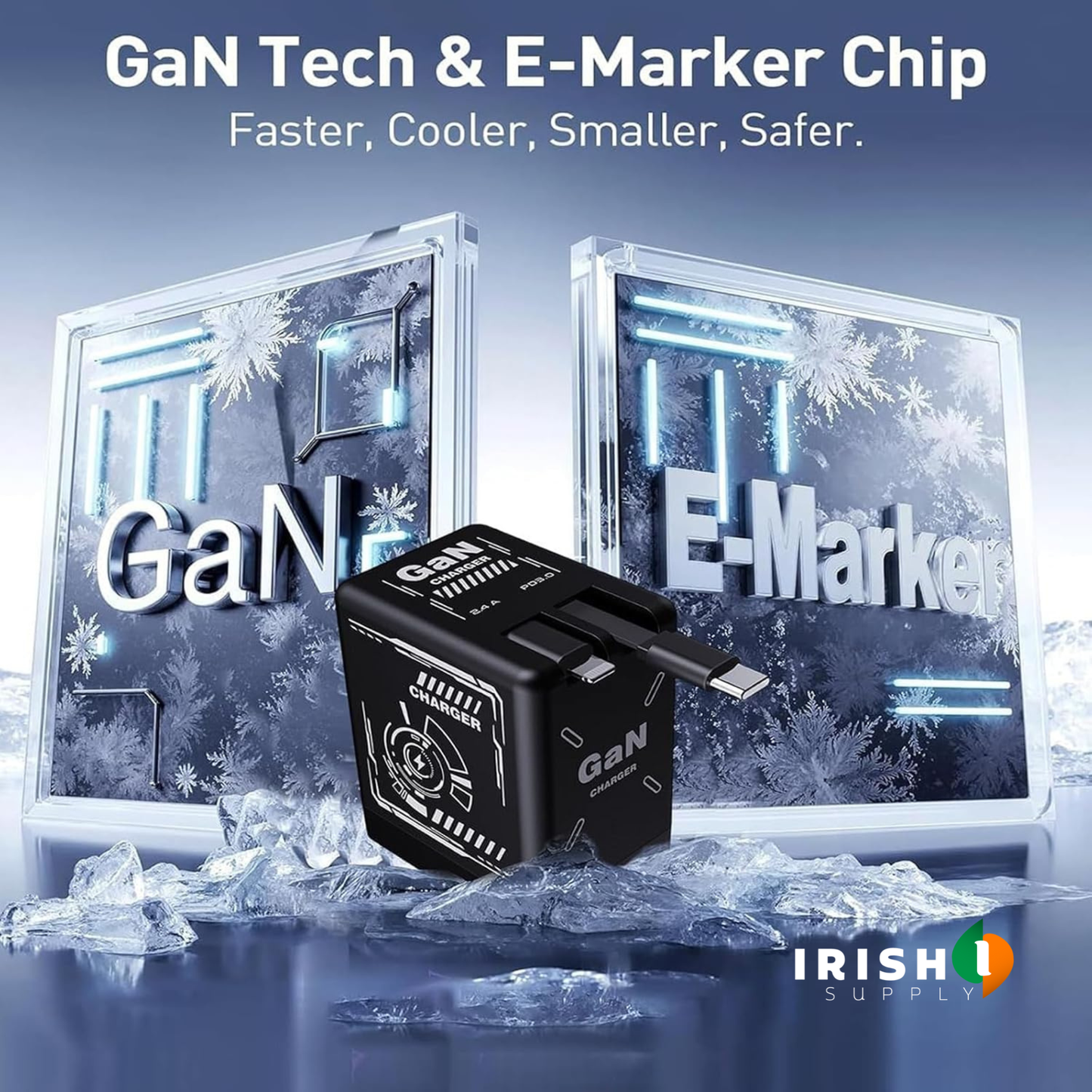 Swiftcord 120W Retractable Usb-C And Lightning Fast Charger 10547456967002-1