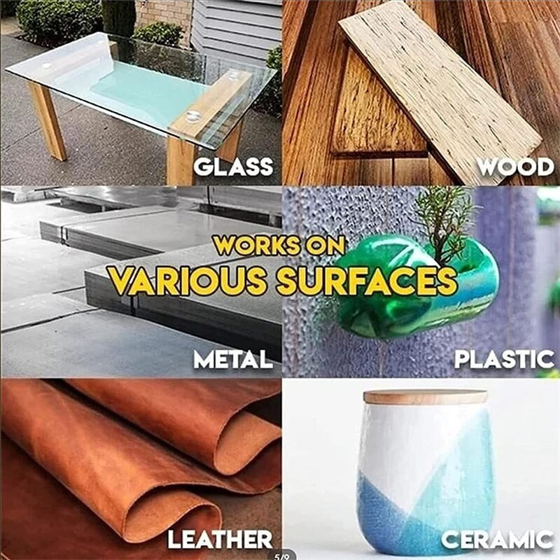 Industrial Adhesive Formula Bonding Multiple Materials Securely With Long-Lasting Strength 9122496151878-1