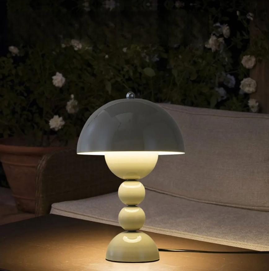 Nordic Mushroom Dimmable LED Table Lamp | USB Rechargeable 9961766453581-1