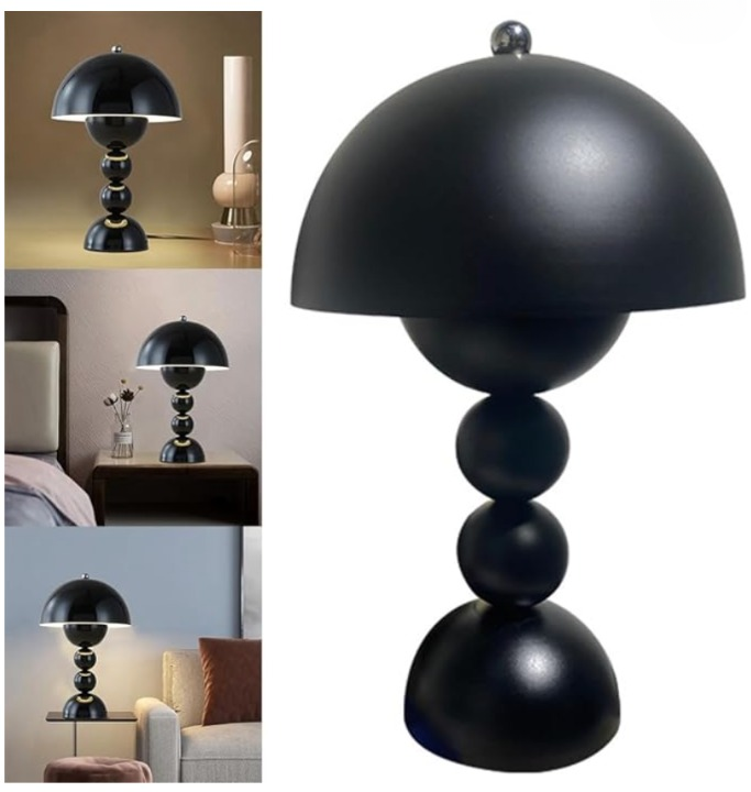 Nordic Mushroom Dimmable LED Table Lamp | USB Rechargeable 9961766453581-1