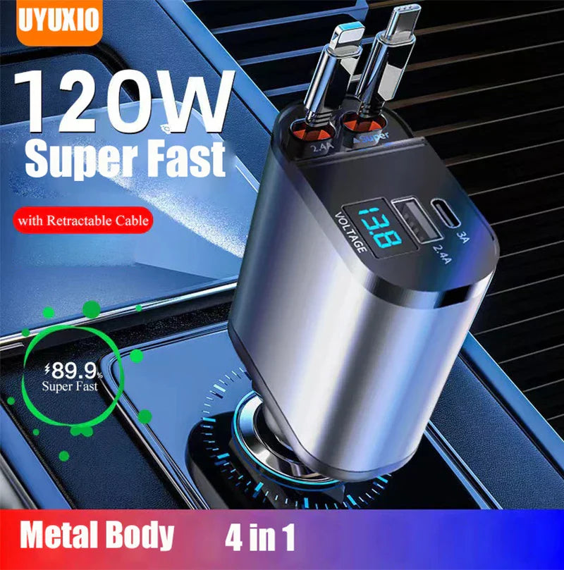 4 In 1 Car Charger Powers Devices Fast For Efficient On Road Charging 14901563392326-1