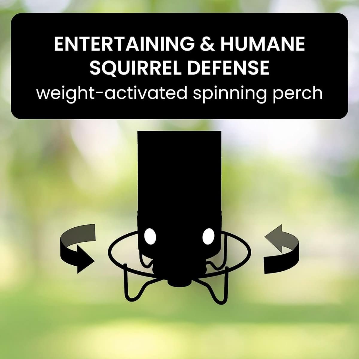 Nutriguard – Squirrel-Proof Birdhouse With Weight-Controlled Feeder 10481123983624-1