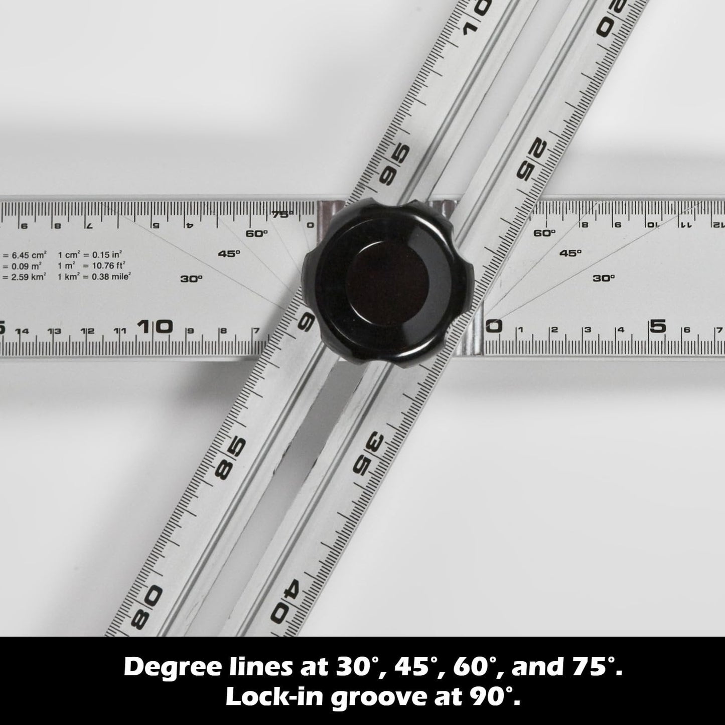 Precision Measuring Ruler for Accurate Cuts and Perfect Angle Marking 15089486594374-1