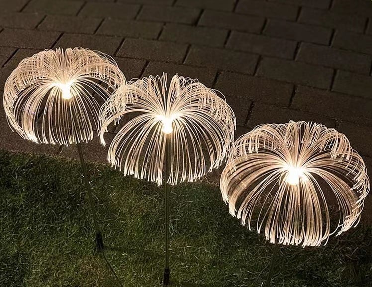 Solar Garden Lights | Jellyfish Design with Color-Changing & Warm White Modes | 75cm 15170500034886-1