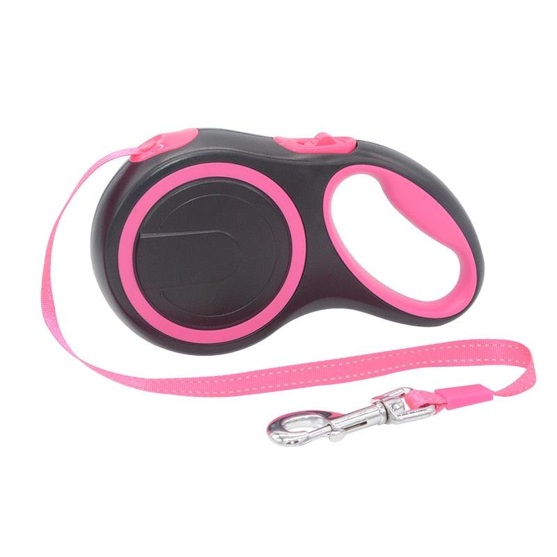 Retractable Dog Leash Provides Flexible Control Comfort Safety During Walks 14892464537926-1