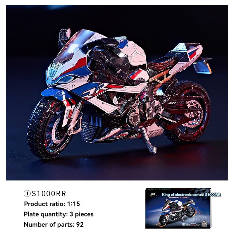 3D Metal Puzzle Motorcycle Model Kit For Creative Assembly Display 8971310956846-1