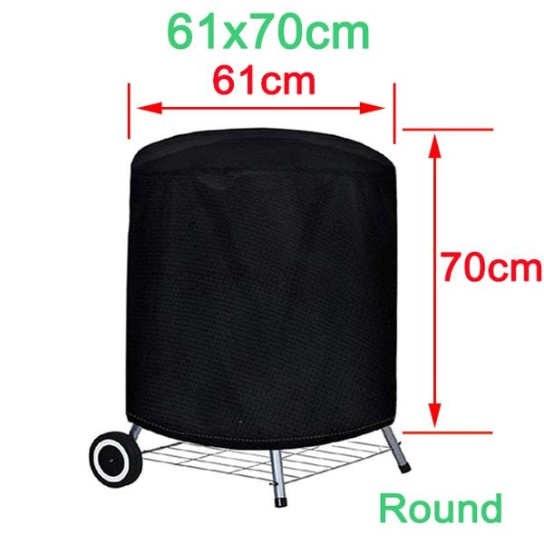 Bbq Waterproof Cover Outdoor Grill Protector Dustproof Heat Resistant Shield 14814333960518-1
