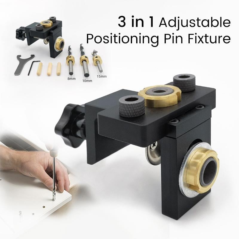 3 In 1 Adjustable Woodworking Drilling Locator Puncher Tools 9557972943150-1