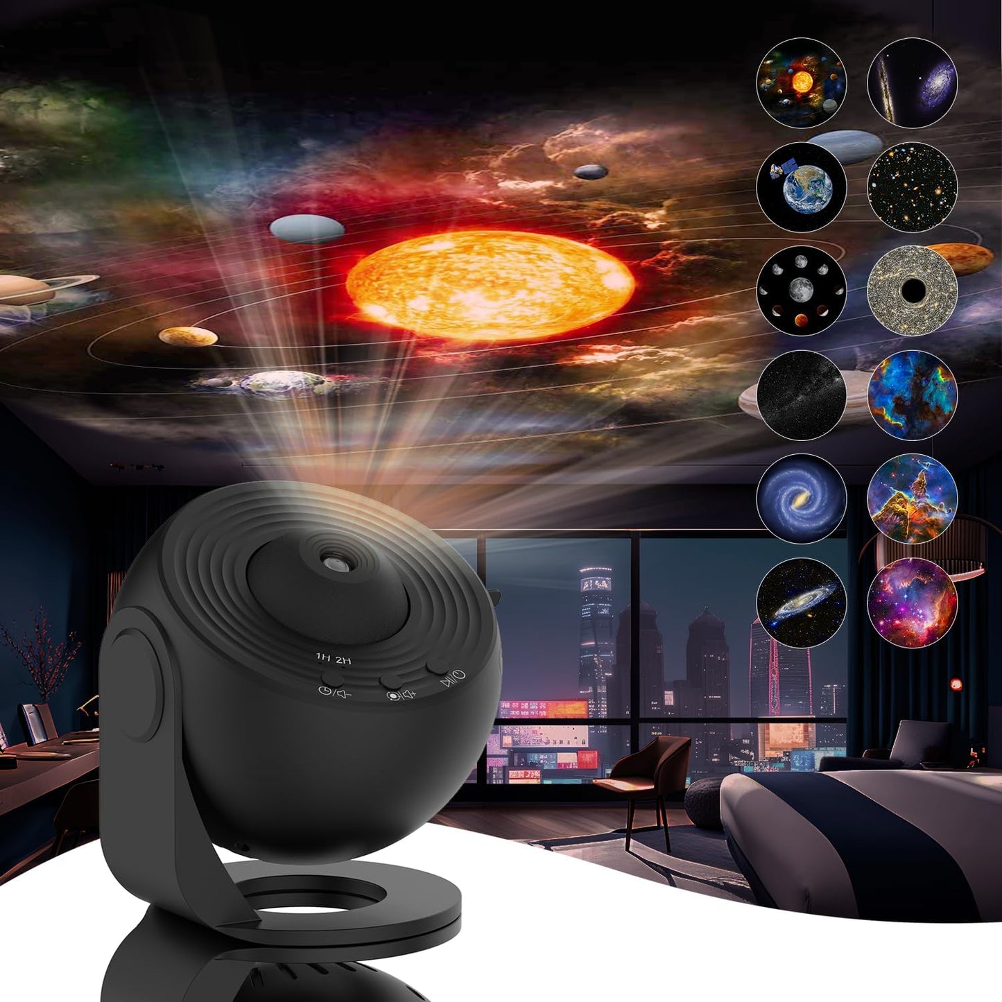 Starry Sky Projector Creating Immersive Cosmic Atmosphere For Peaceful Night Relaxation 14785511162182-1