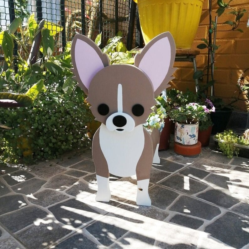 Adorable Dog Shaped Planter for Fun and Charming Garden Decor 15051841143110-1