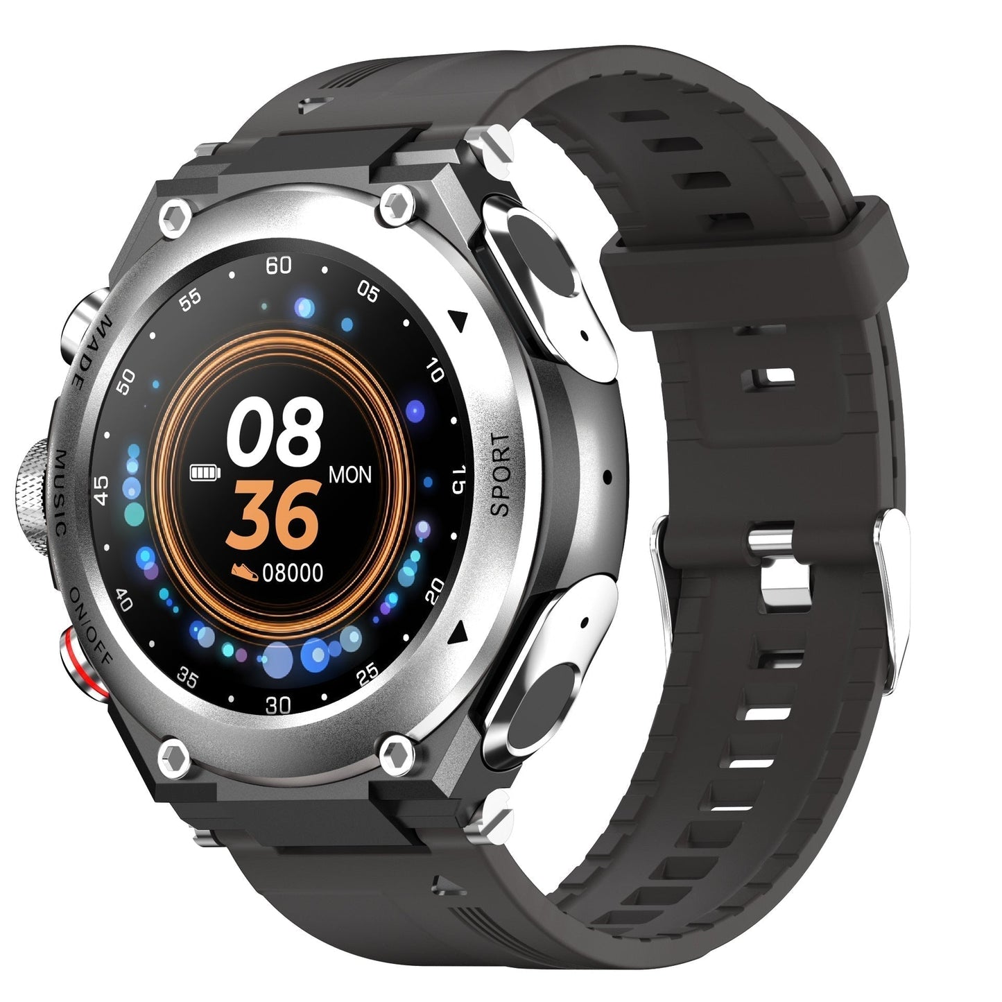 Smartwatch With Wireless Earphones Bluetooth Calls Fitness Tracker Waterproof 9827326230830-1