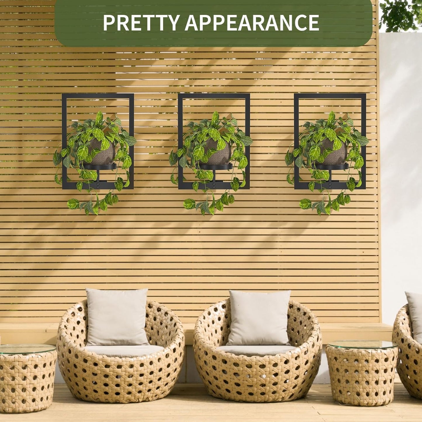 Maximize Space & Style with Our Multifunctional Wall Plant Holder 9829479317806-1