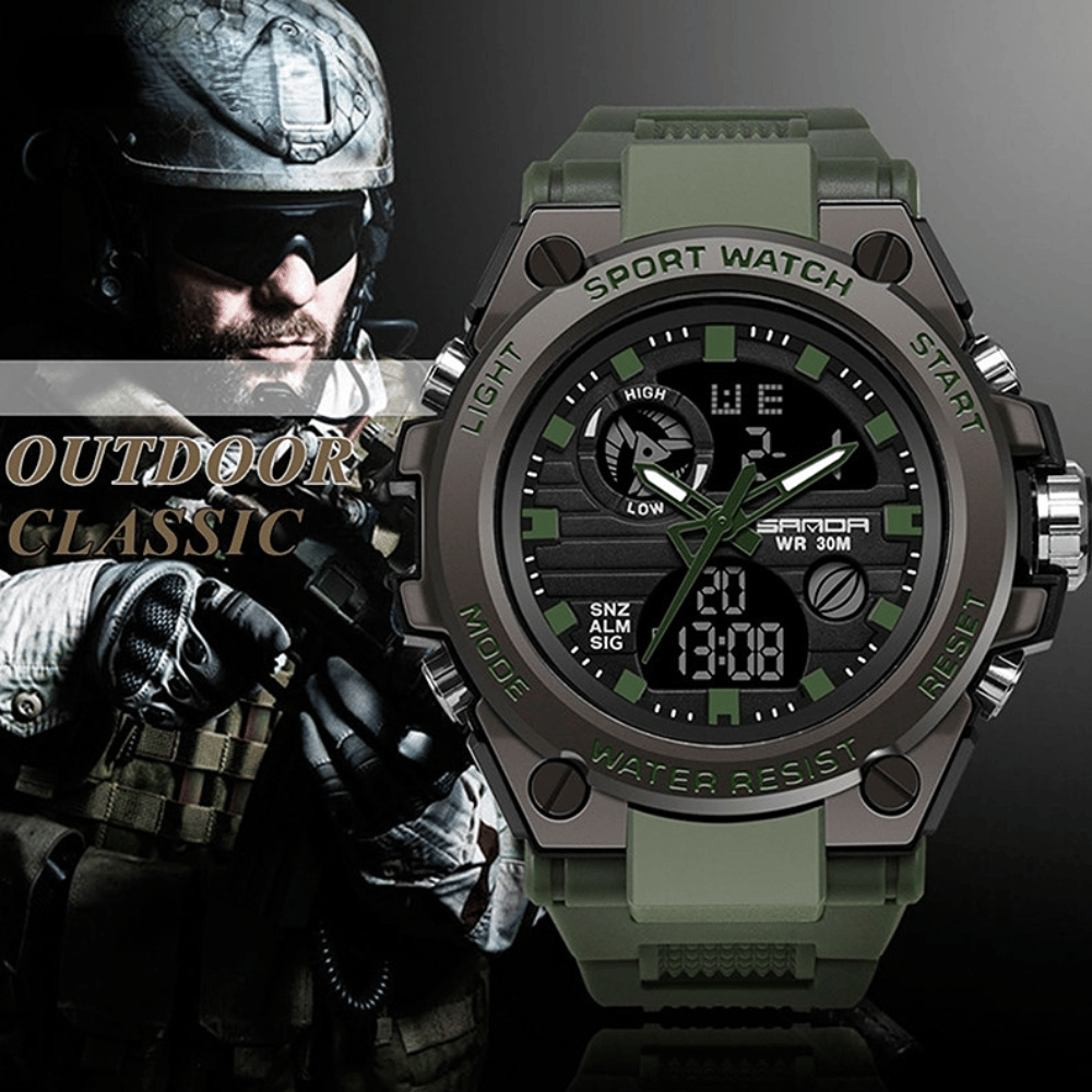 30m Waterproof Premium Men's Sports Watch - Smart and Stylish Smart Waterproof Function Watch 9795113484590-1