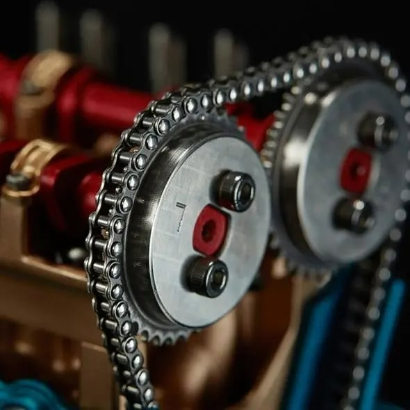 Resin Car Engine Model Collectible Educational Desk Display Ornament 9755112341806-1