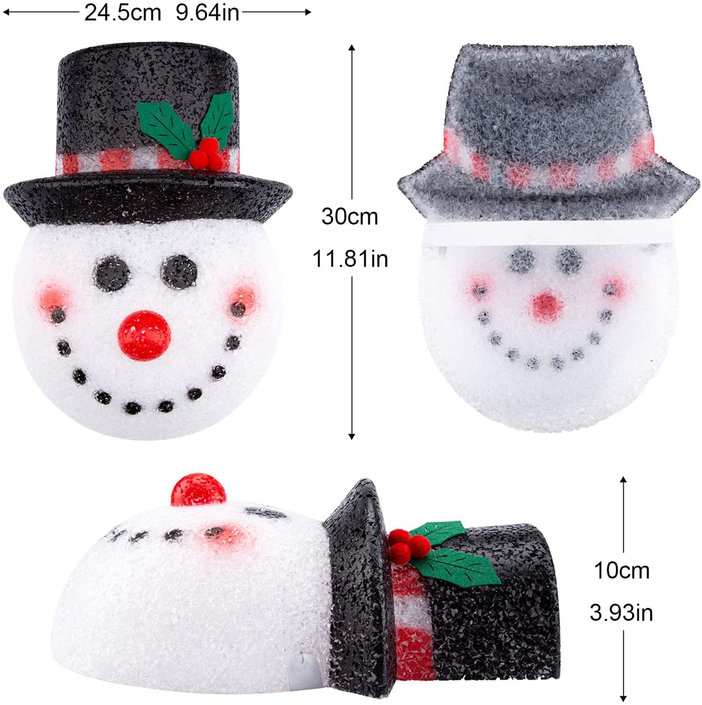 Snowman Porch Light Cover Two Pack 9562589790510-1