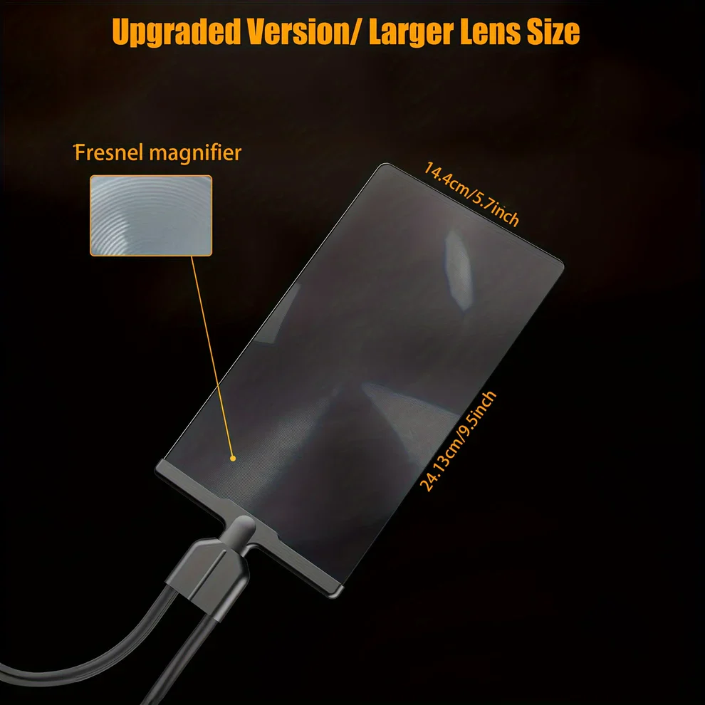 Magnifying Glass With Flexible Neck For Easy Reading 10369211007322-1