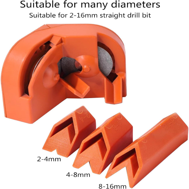 Drill Bit Sharpener Tool for Easy Restoration and Accurate Drilling 15089486823750-1