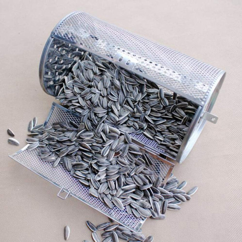 Stainless Steel Rotating Grill Basket | 360° Heat Distribution | Air Fryer Compatible 15146753687878-1