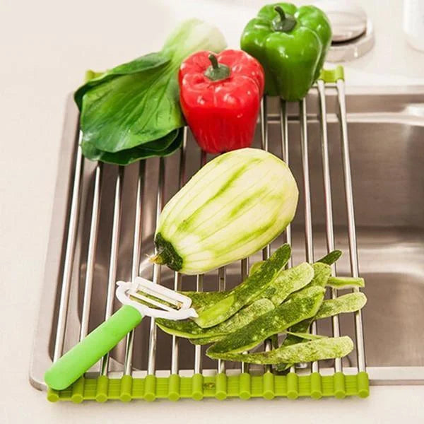 Roll-Up Dish Drying Rack for Kitchen Organization and Easy Storage 15089486561606-1