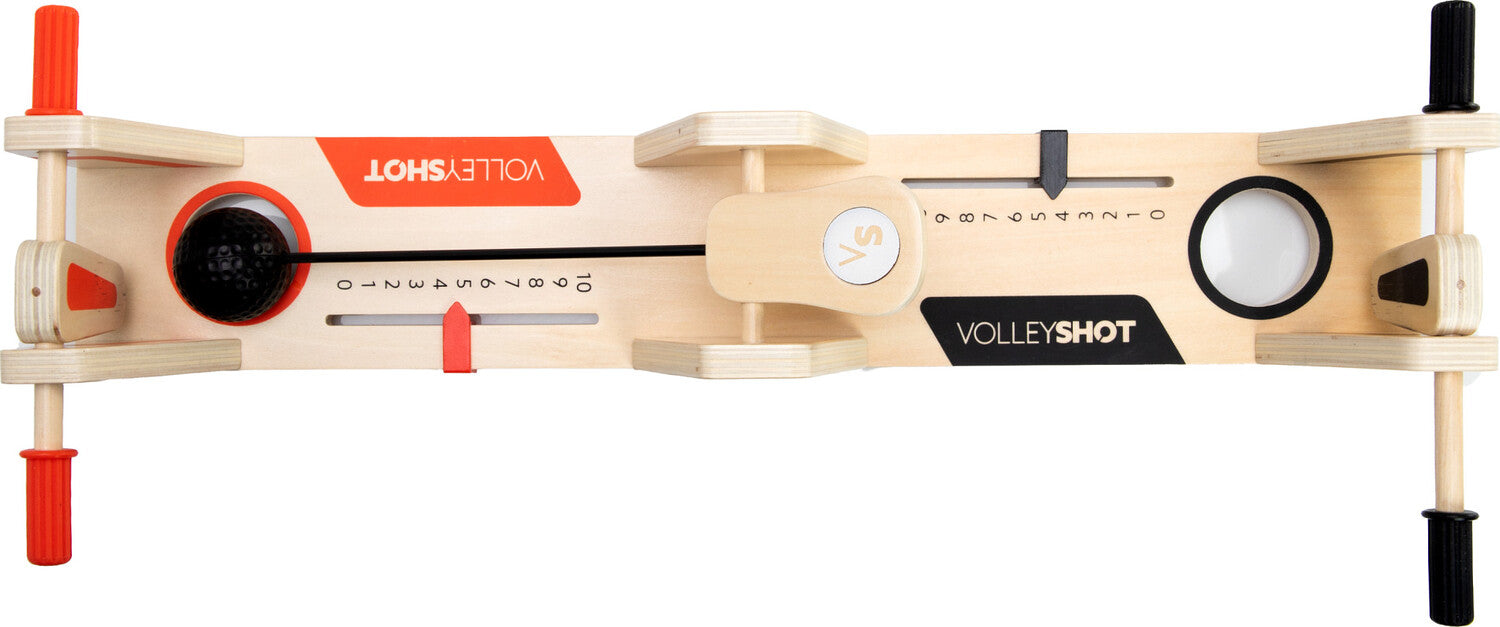 Wooden VolleyShot Game for Fast Reflexes and Family Fun Play 8174586626269-1