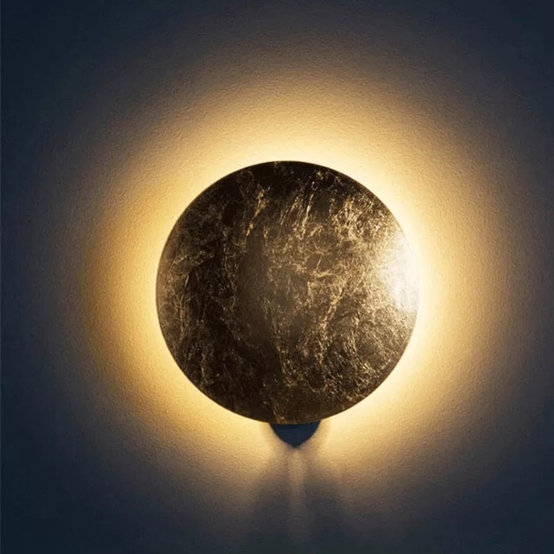 Nordic Modern Creativity Bedroom Eclipse Led Art Wall Sconce Lamp 8677363188014-1