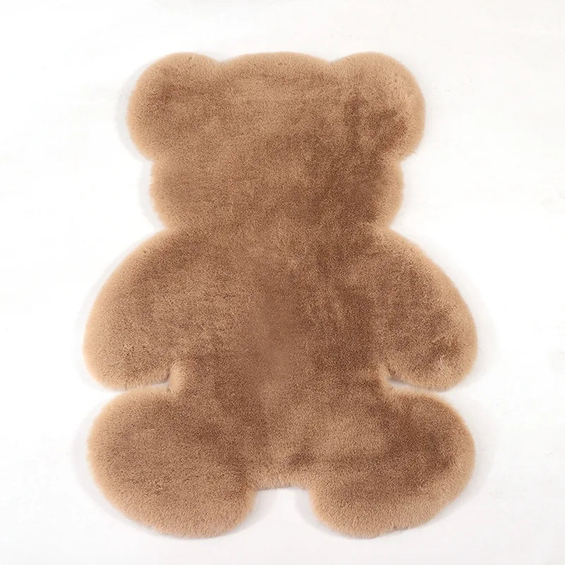 Rabbit Bear Plush Kids Room Rug Soft Washable Carpet 14815645204806-1
