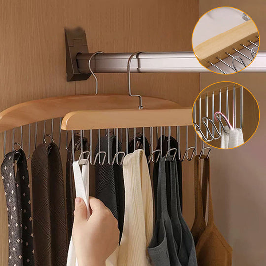 Wall Mounted Multi Hook Rack Organizes Coats Bags Keys Neatly 14981786337606-1