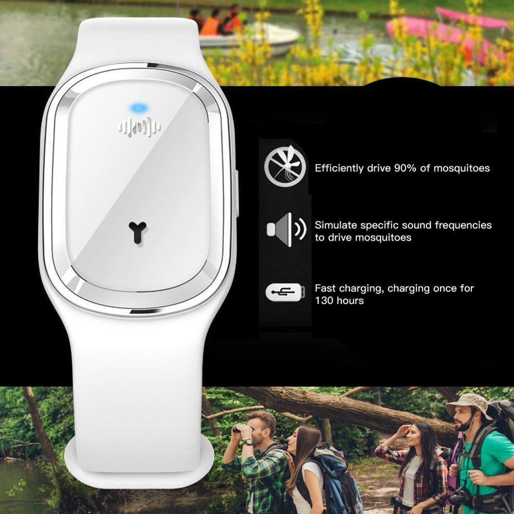 Ultrasonic Mosquito Repellent Bracelet Watch