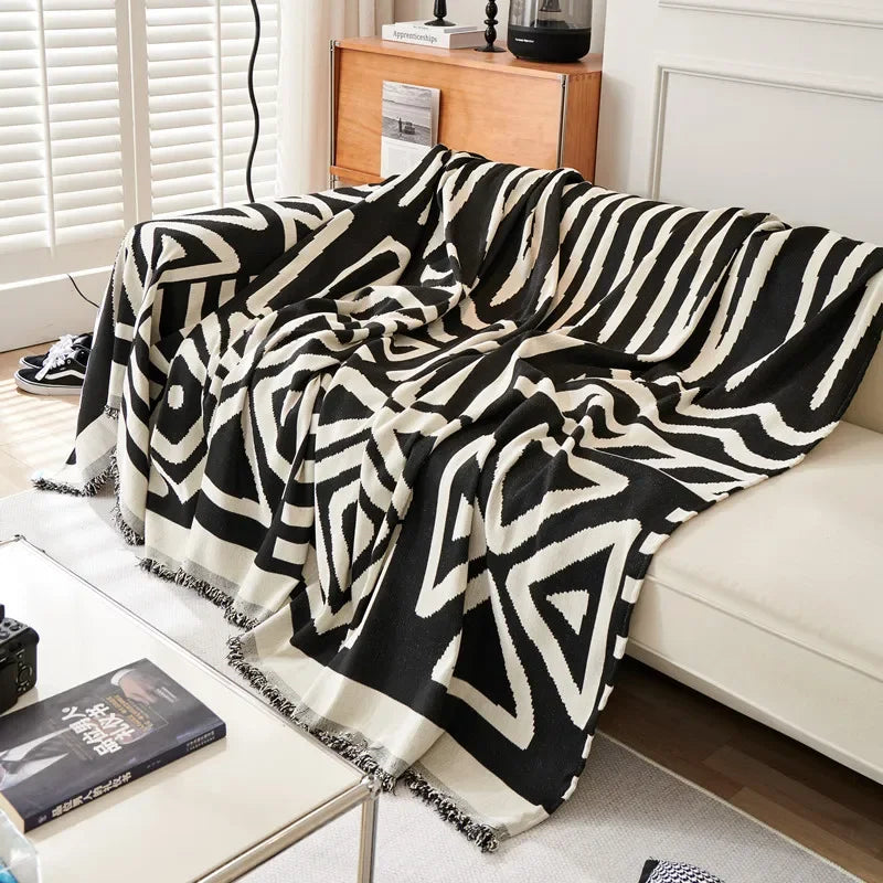 Soft Style Blanket Cozy Throw Decorative Home Bedding 9177006866758-1