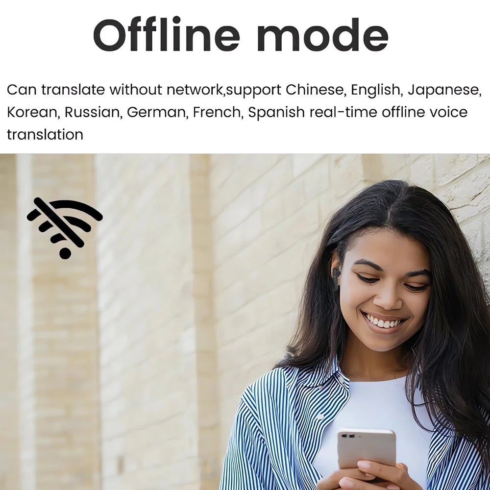 Smart Translation Earbuds for Effortless Global Communication 14997618426182-1