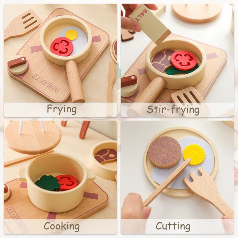 Little Chef Wooden Kitchen Playset