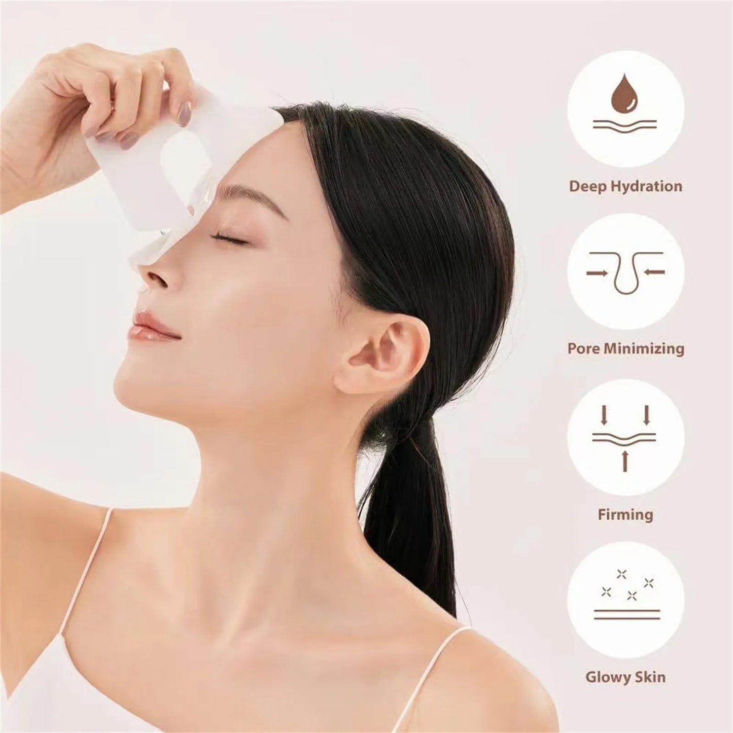 Hydrating Collagen Face Sheet For Moisturizing Rejuvenating Skin Care 14814232314182-1