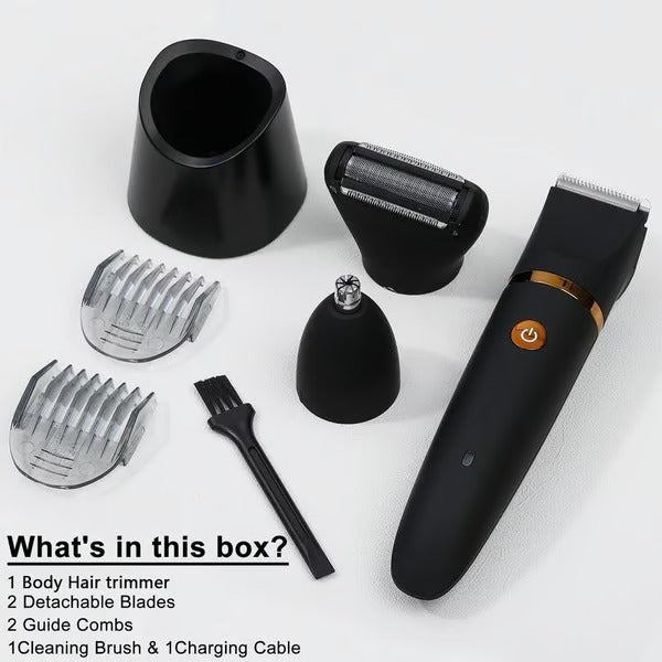 3 in 1 Waterproof Body Groin Trimmer for Men 10667563811150-1