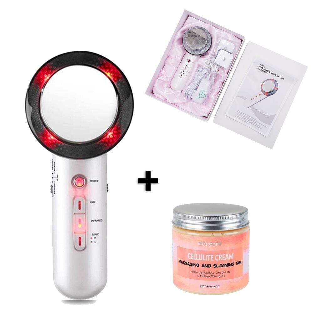 3-in-1 Ultrasonic EMS Fat Burner Face & Body Massager