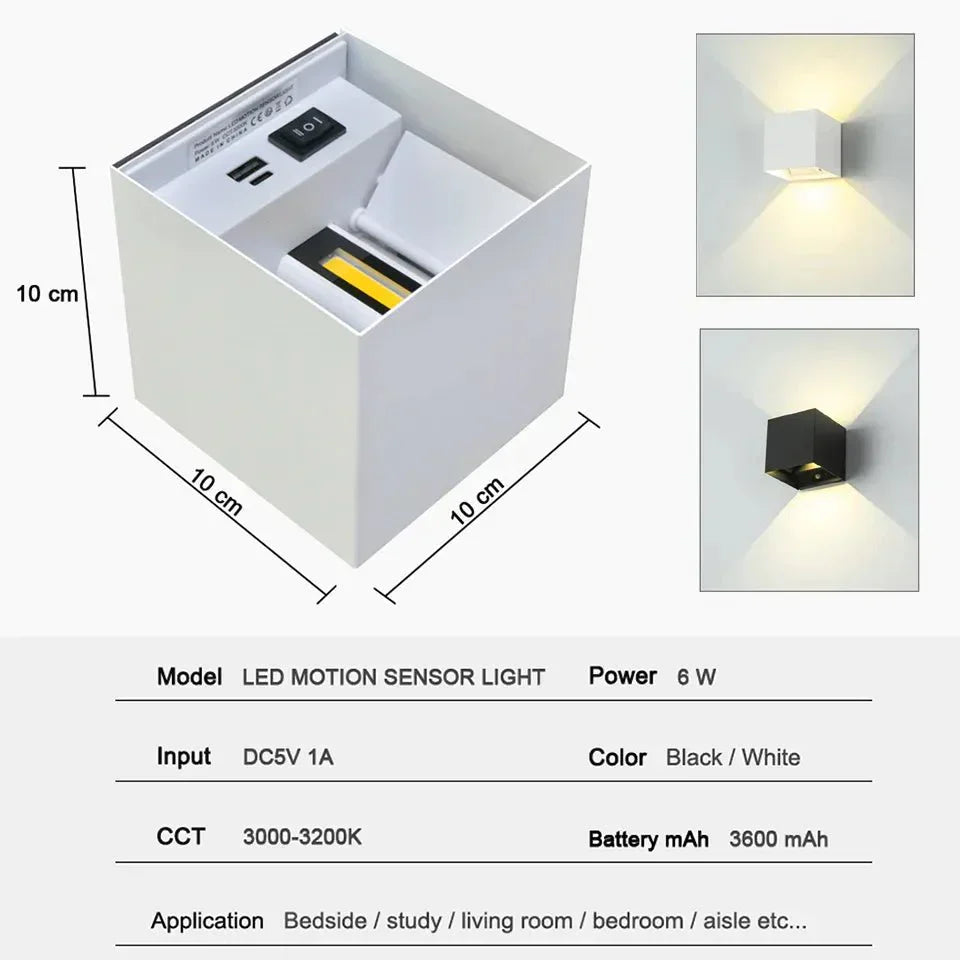 Intelligent Motion Sensor Wall Lamp 14814322327878-1