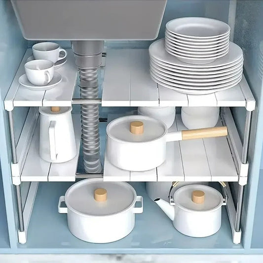 Adjustable Under-Sink Organizer for Smart and Space-Saving Storage 14998139830598-1