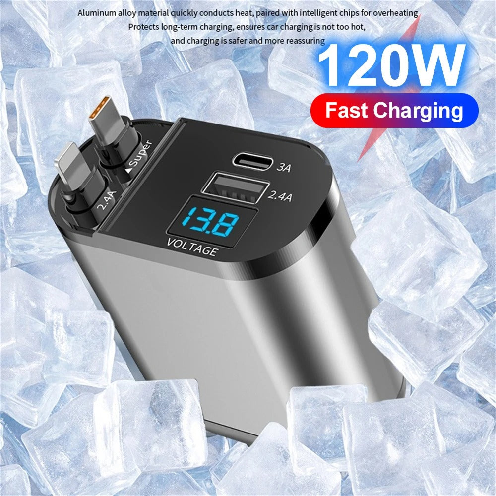 4 In 1 Car Charger Powers Devices Fast For Efficient On Road Charging 14901563392326-1