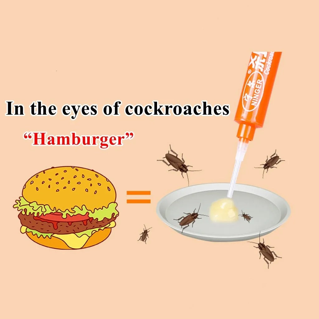 3pcs Cockroach Killing Gel Bait 10g – Powerful Pest Control 10g