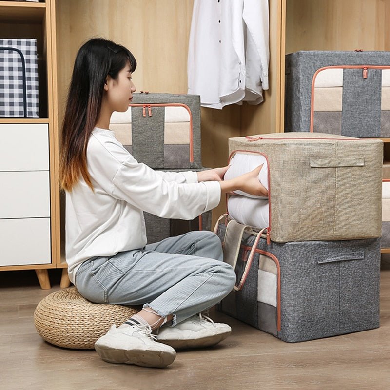 Organizer Storage Box Foldable Clothes Closet Space Saver Container 14814331437382-1