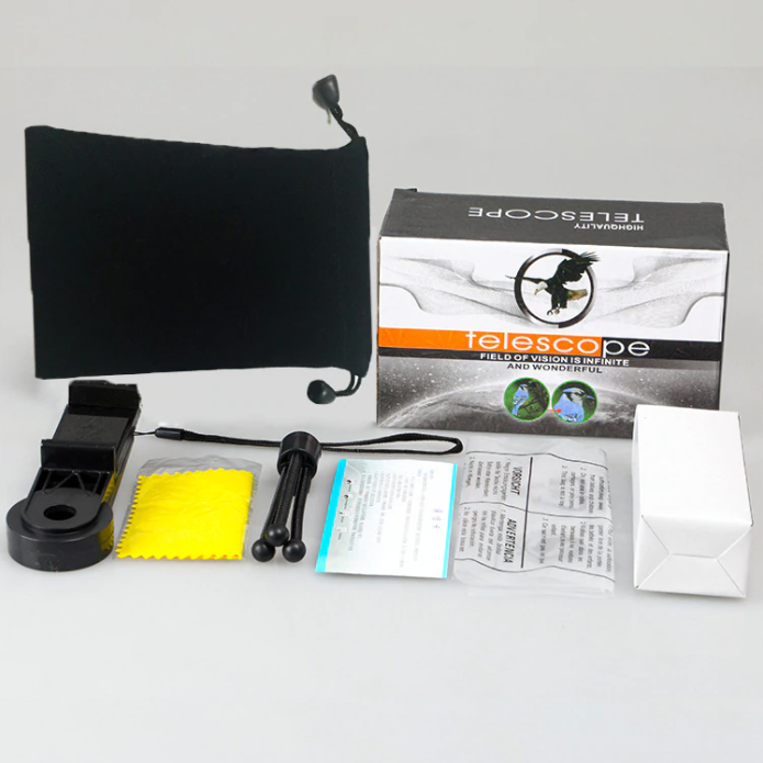 4K Waterproof Monocular Phone Telescope High Definition Zoom Lens 7580694675699-1