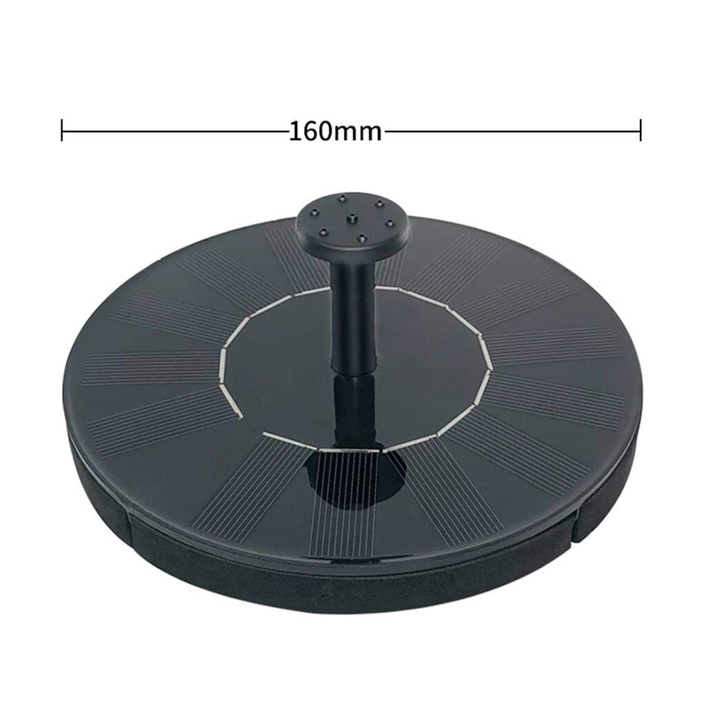 Solar Bird Fountain Kit Circulates Water Gently For Attractive Garden Display 14814342644038-1