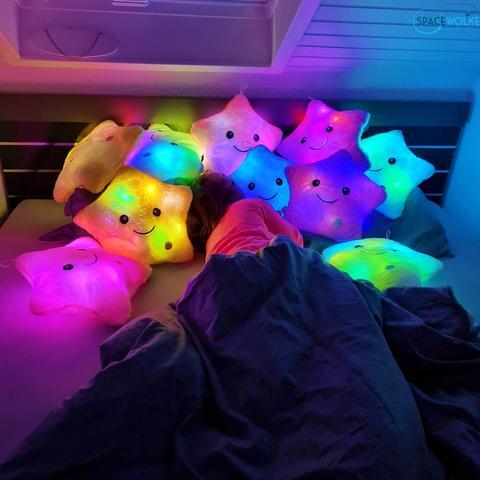 Star Plush Pillow with Soft Light and Cozy Warm Glow 15051800445254-1