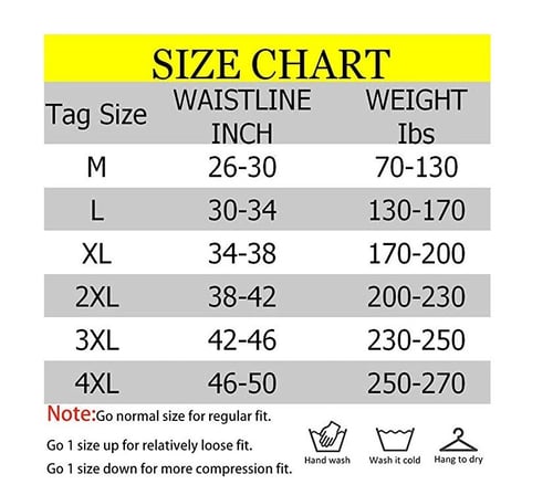 Men’S Compression Shaper Shorts Slim Waist Support Core And Comfort 14957772800326-1