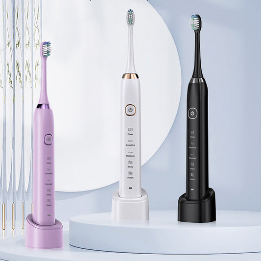 Sonic Electric Toothbrush Set With Soft Bristles 9576538308898-1